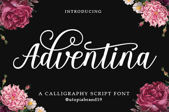 Adventina Script: Elegant Font for Editorial Design