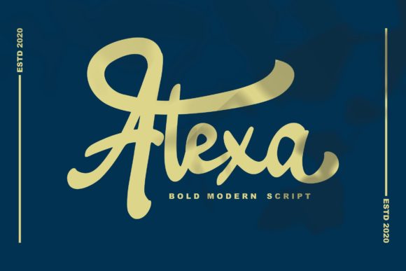 Alexa Script Font for Elegant Design
