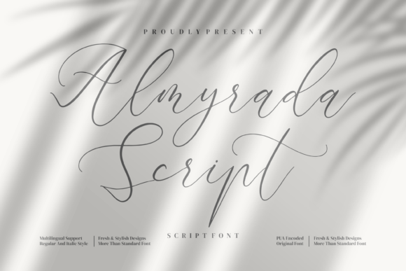 Almyrada Script: Elegant Font for Web Design