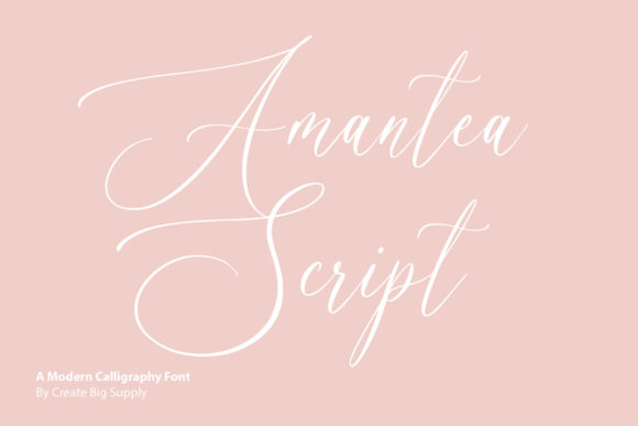 Amantea Script: A Graceful Typeface