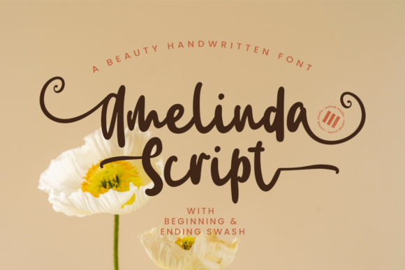 Amelinda Script: Vintage Style Font