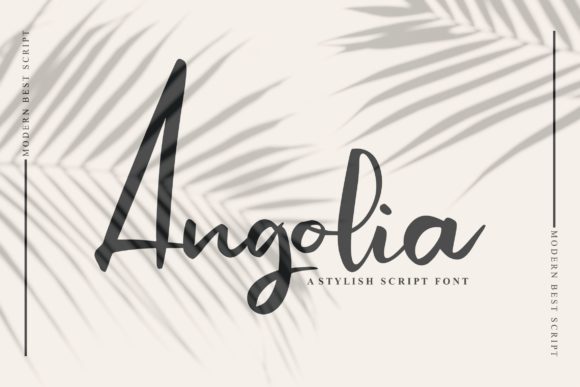 Angolia Script: A Delicate Typeface