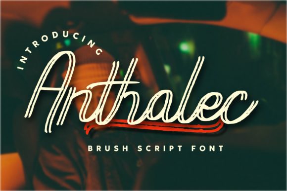 Anthalec Script: A Vintage Script for Creative Projects