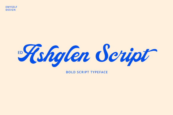 Ashglen Script: Elegant Handwritten Font