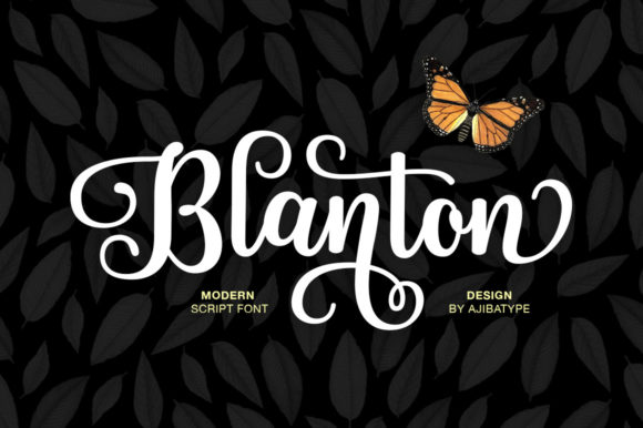 Blanton Script: Elegant, Delicate, and Timeless