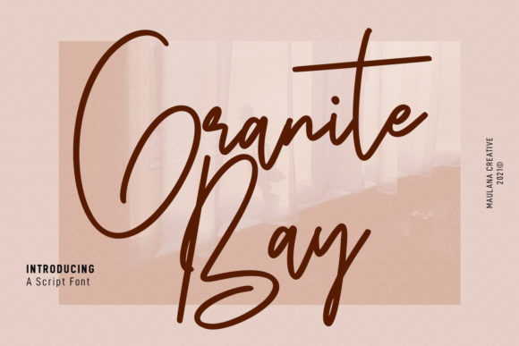 Granite Bay Script: A Timeless Handwritten Font