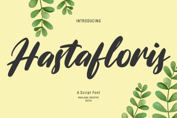 Hastafloris Script: A Font for Creative Web Design