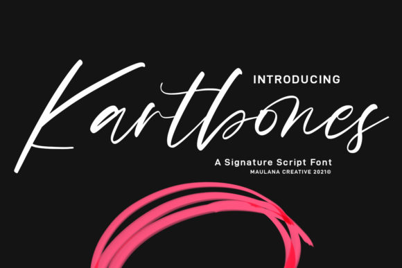 Kartbones Script: A Whimsical Web Font