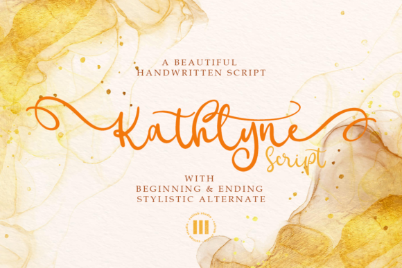 Kathlyn Script: A Delicate Typeface for Elegant Design