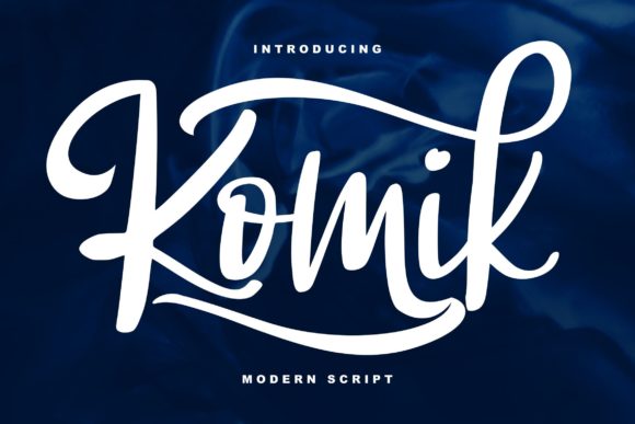 Komik Script: A Vintage Font for Professional Branding