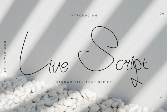 Live Script Font for Web Design