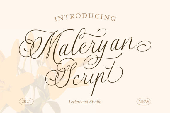 Maleryan Script: Elegant Font for Campaigns