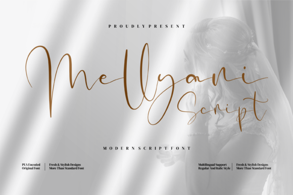 Mellyani Script: A Creative Font for Makers