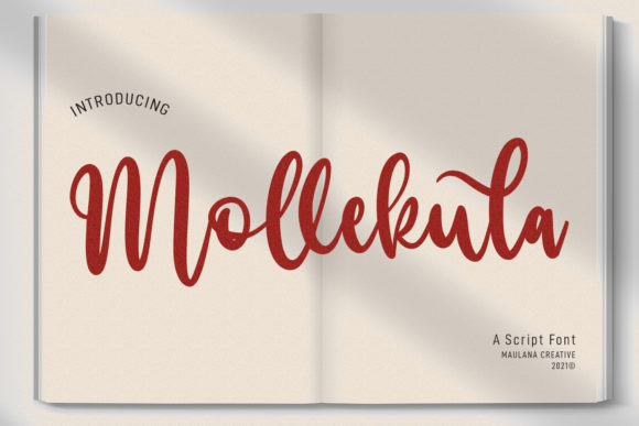 Mollekula Script: A Luxurious Handwritten Font