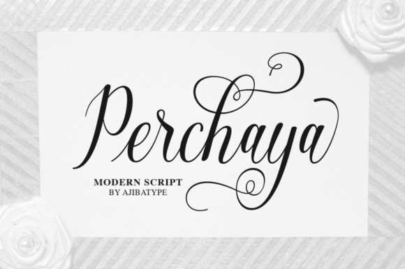 Perchaya Script: A Handwritten Font for Makers