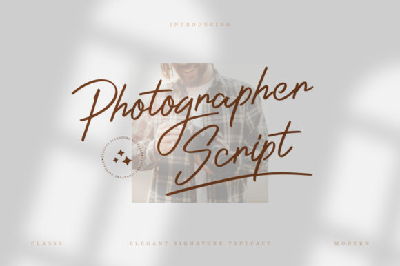 Photographer Script: A Font for Business Elegance