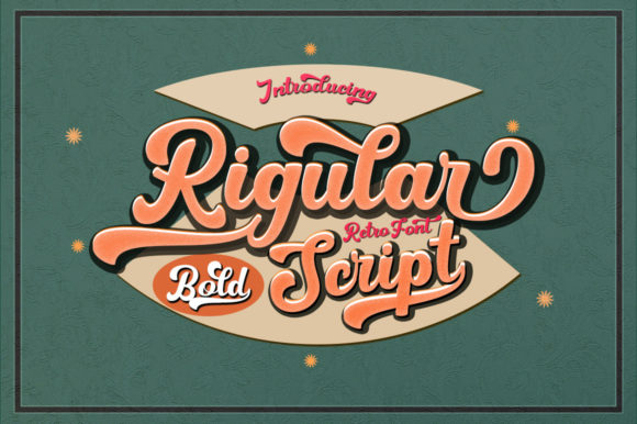 Rigular Script: A Bold Handwritten Font