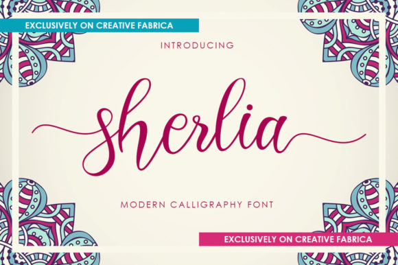 Sherlia Script: Elegant Display Font