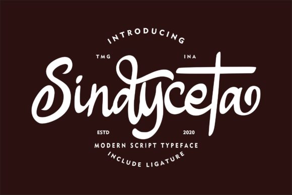 Sindyceta Script: A Vintage Script for Creative Brands