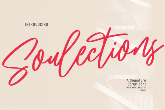 Soulections Script: A Creative Font for Editorial Design