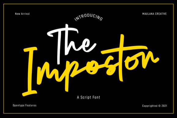 The Impostor Script: A Font That Speaks Volumes
